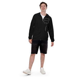 Black Mavoca Rose Windbreaker